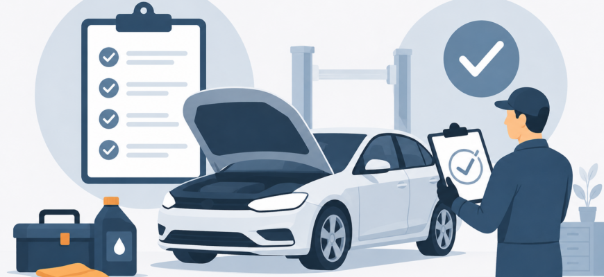 Как подготовить автомобиль к плановому сервису и проверить результат работ